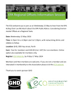 EPA Regional Offsets Information Session - Online Option (Members Only)